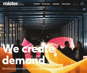 Roister.fi(Demand) Screenshot