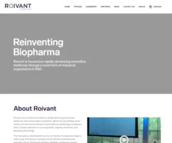 Roivant.com(Roivant Sciences) Screenshot