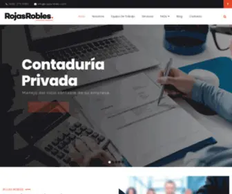 Rojasrobles.com(Especialistas en impuestos y finanzas en Costa Rica) Screenshot