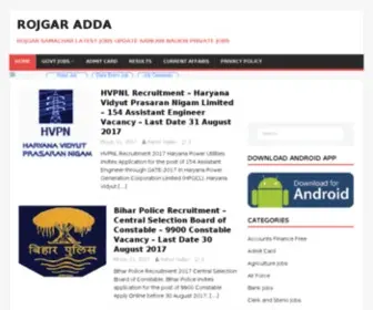 Rojgaradda.com(Rojgaradda) Screenshot