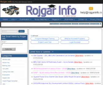 Rojgarinfo.in(Rojgar Info) Screenshot