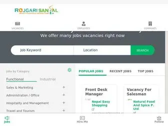 Rojgarisanjal.com(Rojgari Sanjal Jobs in Nepal) Screenshot