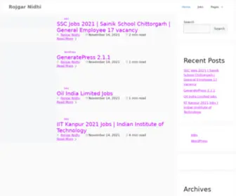 Rojgarnidhi.com(ROJGAR NIDHI) Screenshot