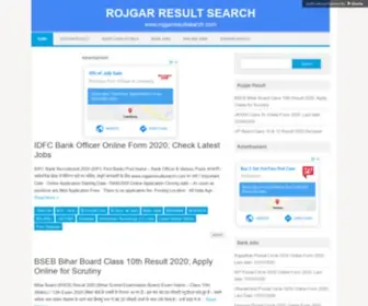 Rojgarresultsearch.com(Rojgar Result) Screenshot