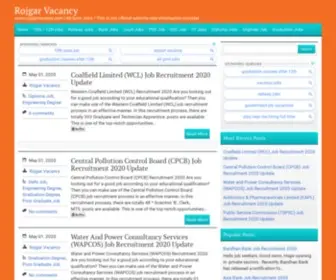 Rojgarvacancy.com(Job Portal) Screenshot