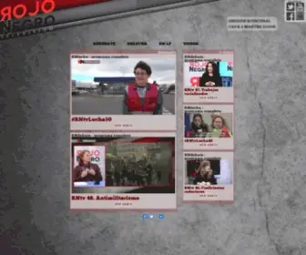 Rojoynegrotv.org(Rojo y Negro TV) Screenshot