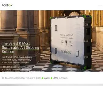 Rok-Box.com(Innovation in Artwork Protection) Screenshot