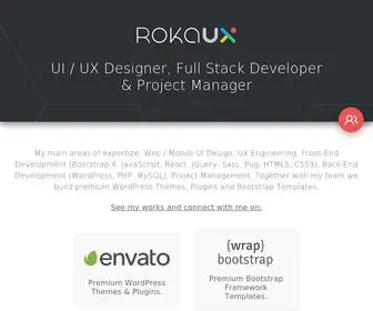 Rokaux.com(UX Designer and Full) Screenshot