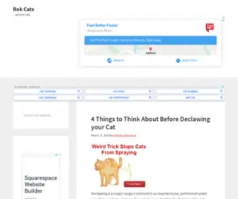 Rokcats.com(We love cats) Screenshot