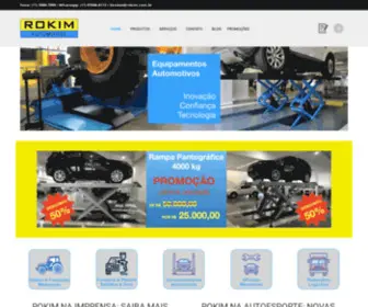 Rokim.com.br(O líder do Brasil em equipamentos automotivos) Screenshot