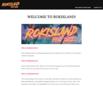 Rokislandfest.com(RokIsland Fest) Screenshot