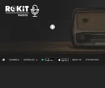 Rokitradio.com(Vintage ROKiT Radio Network) Screenshot