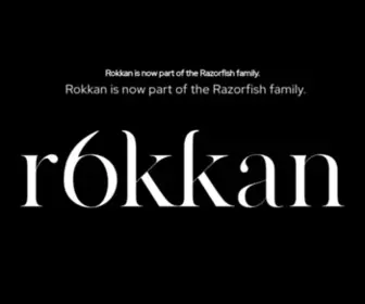 Rokkan.com(ROKKAN Home) Screenshot