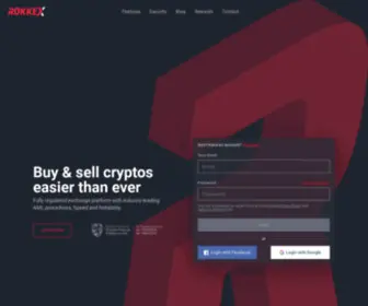 Rokkex.com(Next Generation Crypto Currency) Screenshot