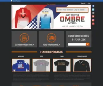 Rokkitwear.com(High school merchandise) Screenshot