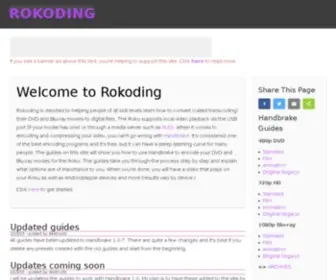 Rokoding.com(Video encoding for the Roku) Screenshot