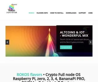 Rokos-Flavors.space(Crypto Full node OS for Raspberry Pi) Screenshot