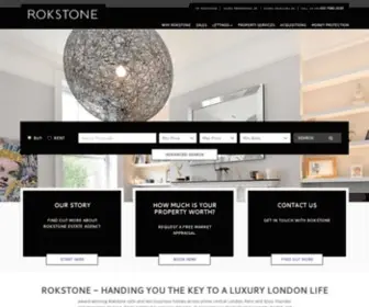 Rokstone.com(Rokstone Estate Agents and Letting Agents in Central London) Screenshot