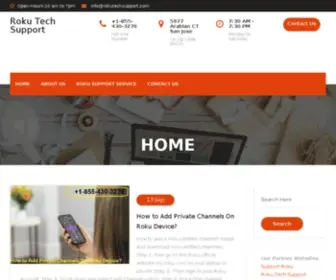 Rokutechsupport.com(Get Up & Running Now Premium Streaming Device) Screenshot