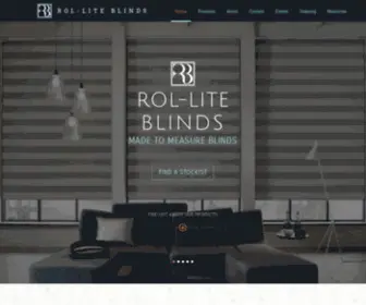 Rol-Lite.co.uk(National supplier of made to measure window blinds) Screenshot