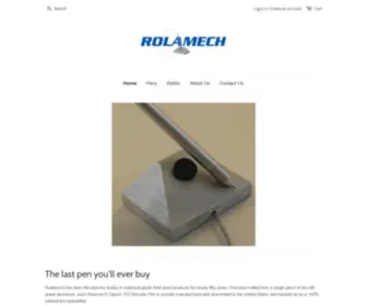 Rolamech.com(Industry leader in industrial grade theft proof products) Screenshot