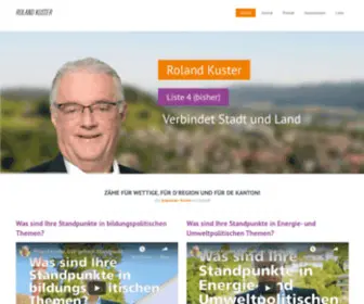 Roland-Kuster.ch(Roland Kuster) Screenshot