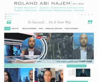 Rolandabinajem.com(CEO of RevoTips) Screenshot