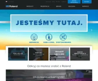 Rolanddg.pl(Producent maszyn poligraficznych i drukarek 3D) Screenshot