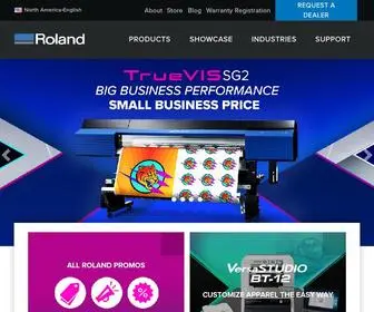 Rolanddga.com(Inkjet printers) Screenshot