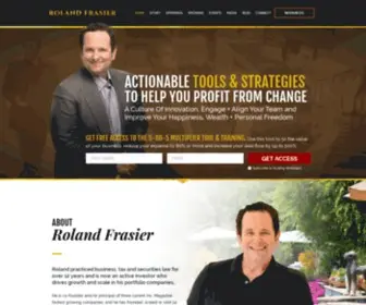 Rolandfrasier.com(Roland Frasier) Screenshot