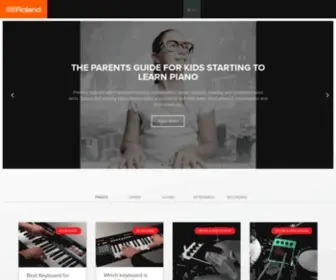 Rolandindia.co.in(Knowing about the Roland Music Instrument) Screenshot