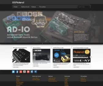 Rolandindonesia.co.id(Roland Indonesia) Screenshot