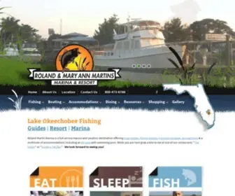 Rolandmartinmarina.com(Lake Okeechobee Fishing) Screenshot