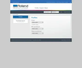 Rolandprofilecenter.us(Profiles) Screenshot