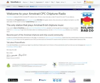 Rolandradio.net(Your Amstrad CPC Chiptune Radio) Screenshot