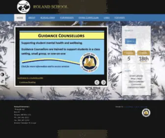 Rolandschool.ca(Prairie Rose School Division) Screenshot