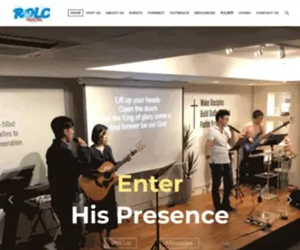 Rolc.org.sg(River of Life Community Church) Screenshot