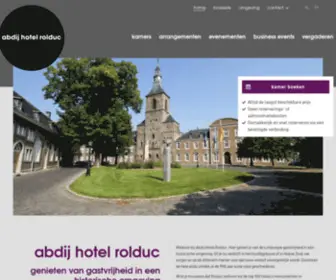 Rolduc.com(Abdij Hotel Rolduc) Screenshot