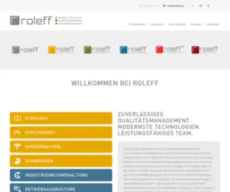 Roleff.com(Roleff GmbH & Co) Screenshot