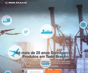 Rolemak.com.br(E-Business Rolemak, Distribuidor de Rolamentos, Autopeças, Máquinas Industriais e Peças de Costura) Screenshot