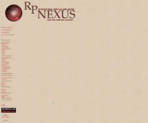 Roleplaynexus.com(The Roleplay Nexus) Screenshot