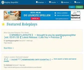 Roleplayrepublic.com(Roleplay) Screenshot