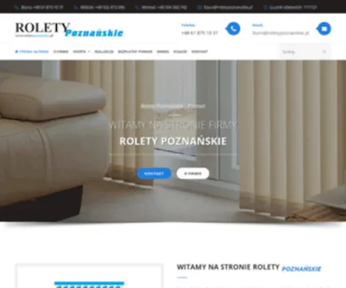 Roletypoznanskie.pl(Roletypoznanskie) Screenshot