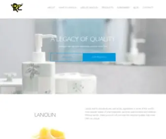 Rolexlanolin.com(Pharmaceutical Grade Lanolin) Screenshot