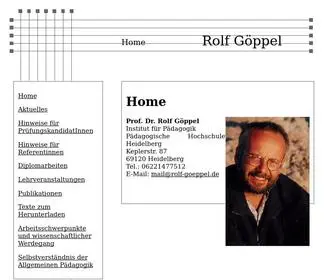 Rolf-Goeppel.de(Rolf Göppel) Screenshot