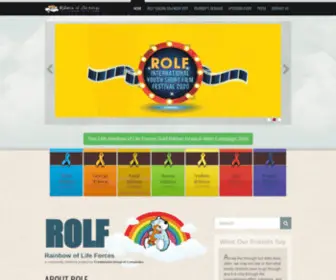 Rolfcommunity.org(Rainbow of Life Forces) Screenshot