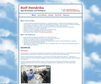 Rolfhendriks.net(Rolf Hendriks) Screenshot