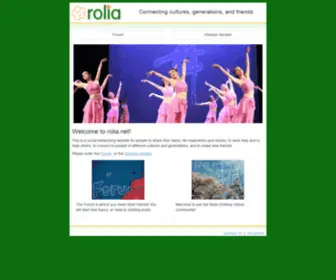 Rolia.com(Connecting cultures) Screenshot