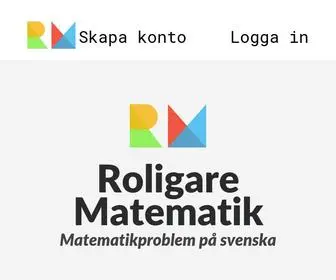 Roligarematematik.se(Roligare Matematik) Screenshot