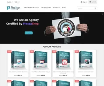 Rolige.com(Ecommerce Applications) Screenshot